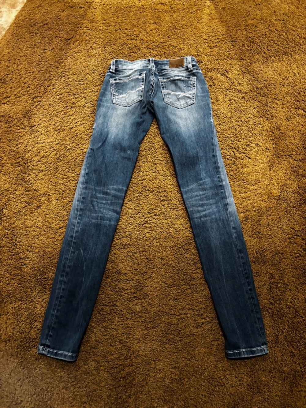 BKE Women's Skinny Jeans - Medium Blue Fade